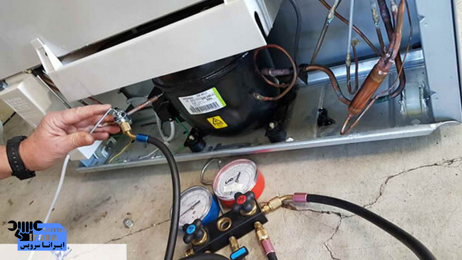 شارژ گاز یخچال فریزر و ساید بای ساید در محل ؛ آموزش 0 تا 100 نحوه شارژگاز یخچال در منزل