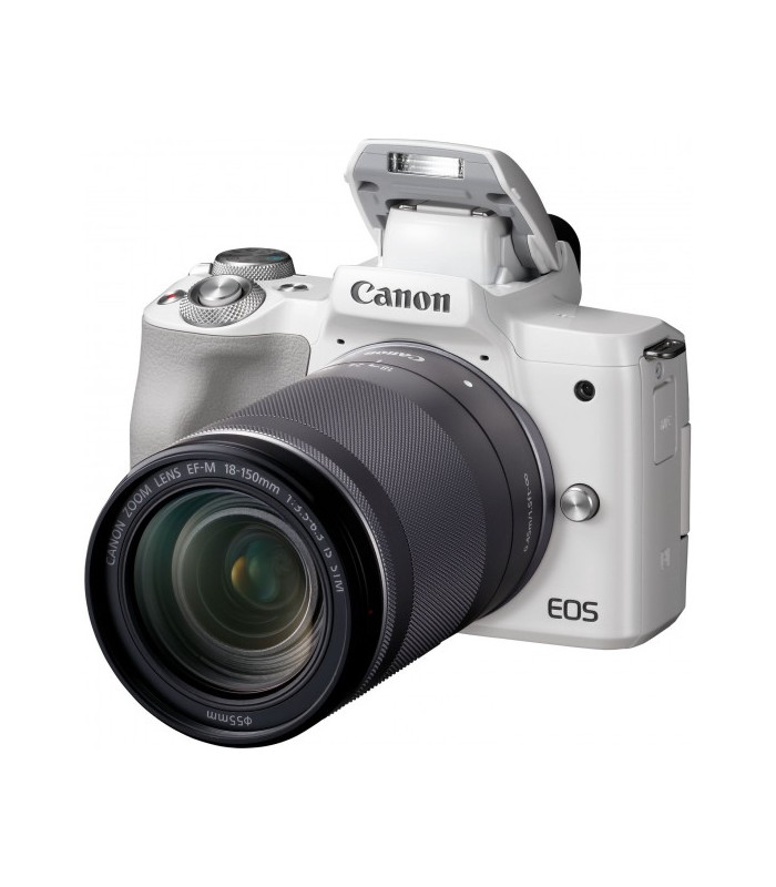 برسی دوربین دیجیتال بدون آینه کانن مدل EOS M50 Mark II همراه با لنز EF-M 15-45mm رنگ سفید