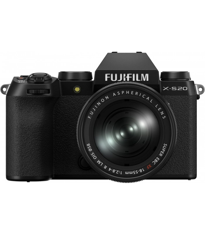 برسی دوربین بدون آینه فوجی فیلم به همراه لنز ۱۸-۵۵ میلی متری مدل FUJIFILM X-S20 | رنگ مشکی