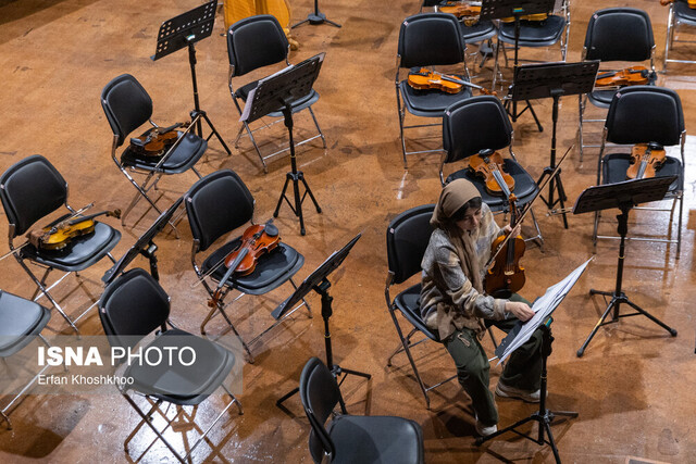 تهران ببینید/ گزارشی از تمرین ارکستر سمفونیک تهران