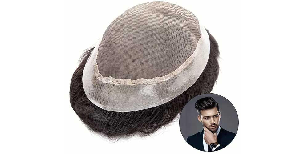 تصویر یک نمونه از انواع پروتز مو مردانه