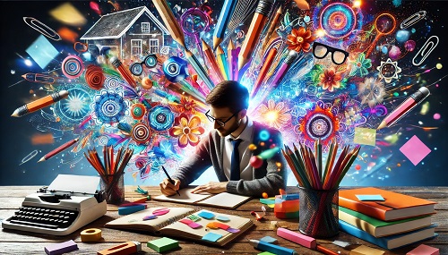  تأثیر رنگ لوازم تحریر بر خلاقیت