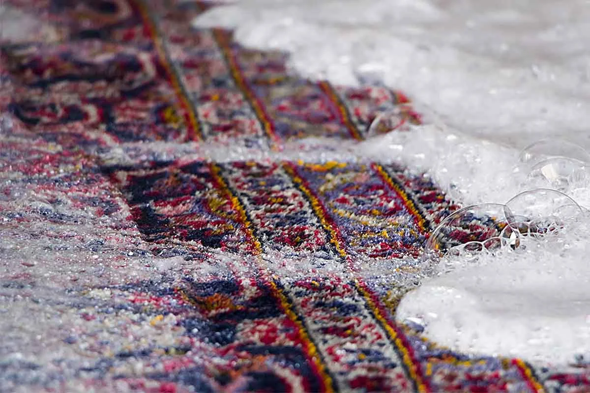 قالیشویی | فرش بررسی +۵ ویژگی برتر و متمایز قالیشویی های معتبر در فرشور
