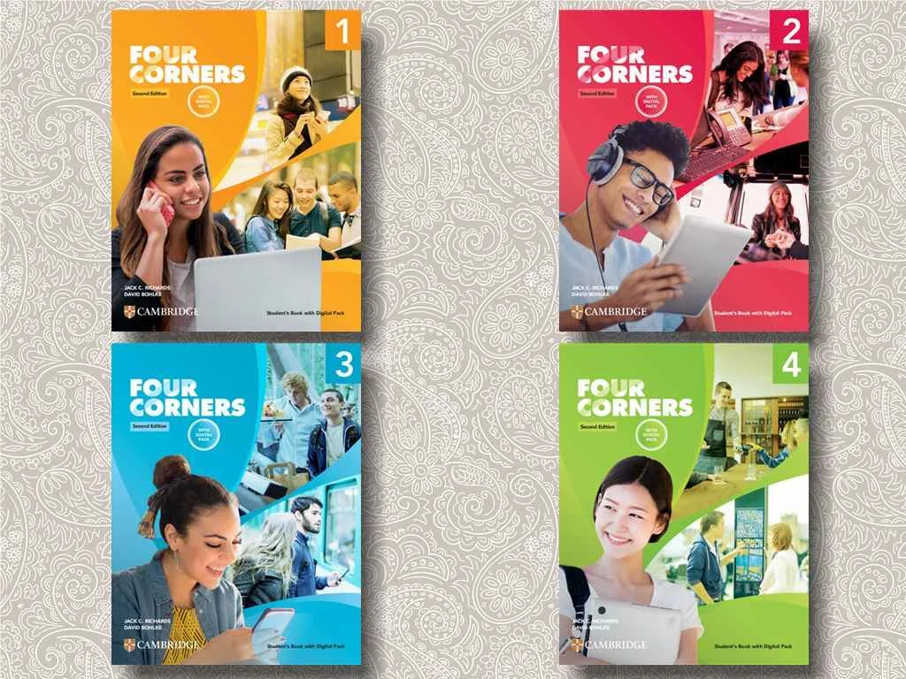 کتاب بررسی سری کتاب های Four Corners و ویژگی های آن
