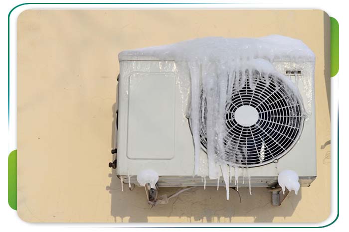 یخ زدن کولر گازی