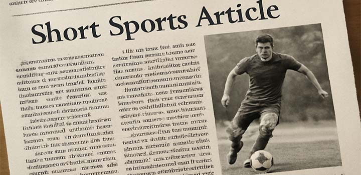 مقاله ورزشی کوتاه
