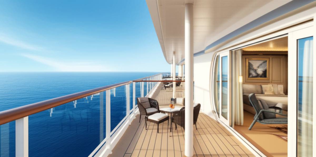 کابین Suite/Balcony Aurea | تجربه سفر دریایی مجلل و بی نظیر