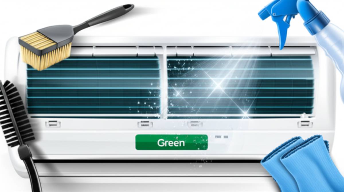 چگونه کولر گازی گرین را تمیز کنیم؟ | راهنمای جامع نظافت