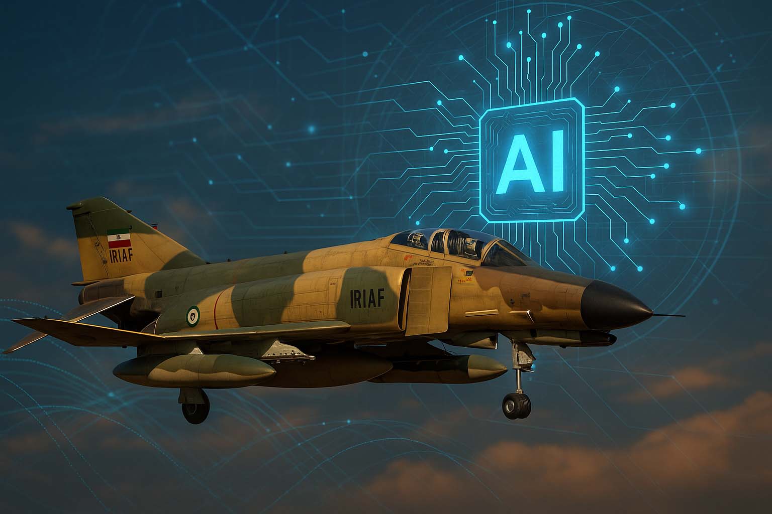 تحلیل نقش هوش مصنوعی در جنگنده های ایران