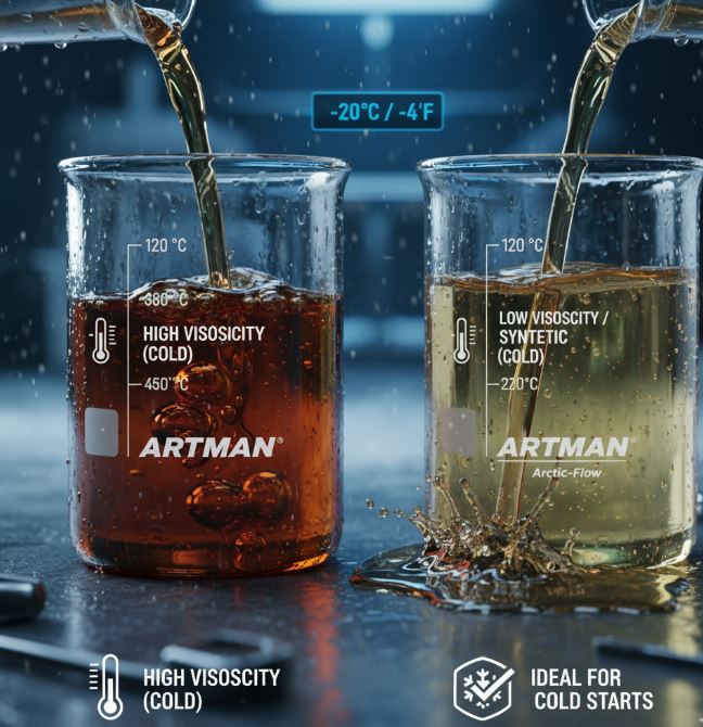 در هوای سرد از چه روغن موتوری استفاده کنیم ؟