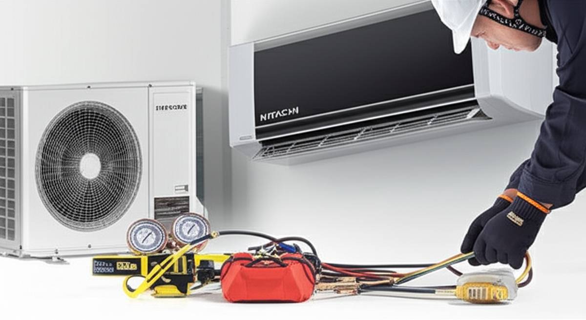 نکات ایمنی نصب کولر گازی هیتاچی | راهنمای نصب ایمن