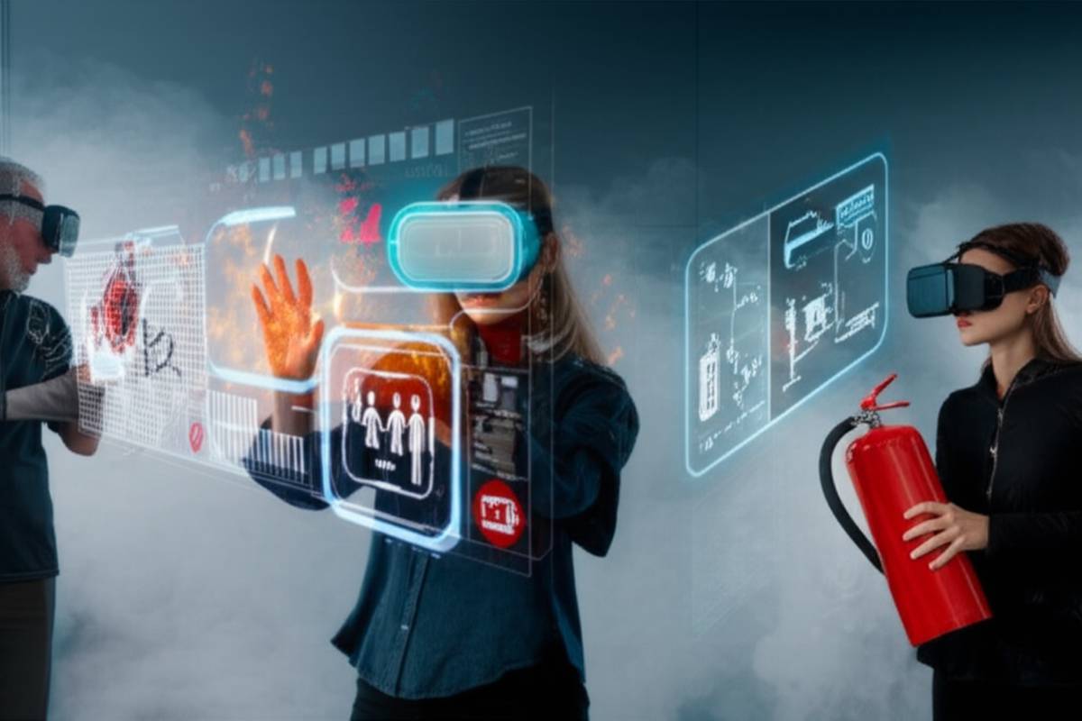آموزش ایمنی آتش با واقعیت افزوده و مجازی